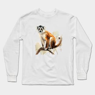 Squirrel Monkey Long Sleeve T-Shirt